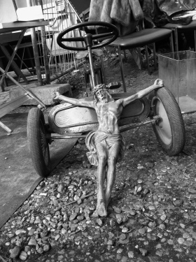 Jesus im Mauerpark 